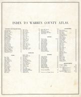 Index, Warren County 1877